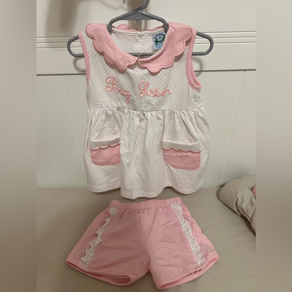 3T Big Sister Southern Taters outfit. NB baby sister gown also listed separate! - Picture 1 of 2